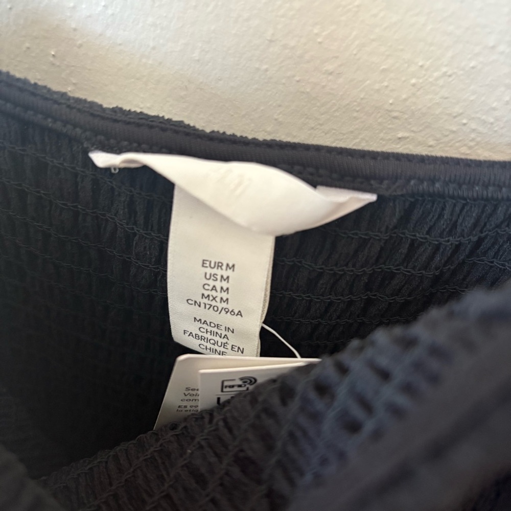 2 H&M Smocked Midi Dresses M - Picture 6 of 6